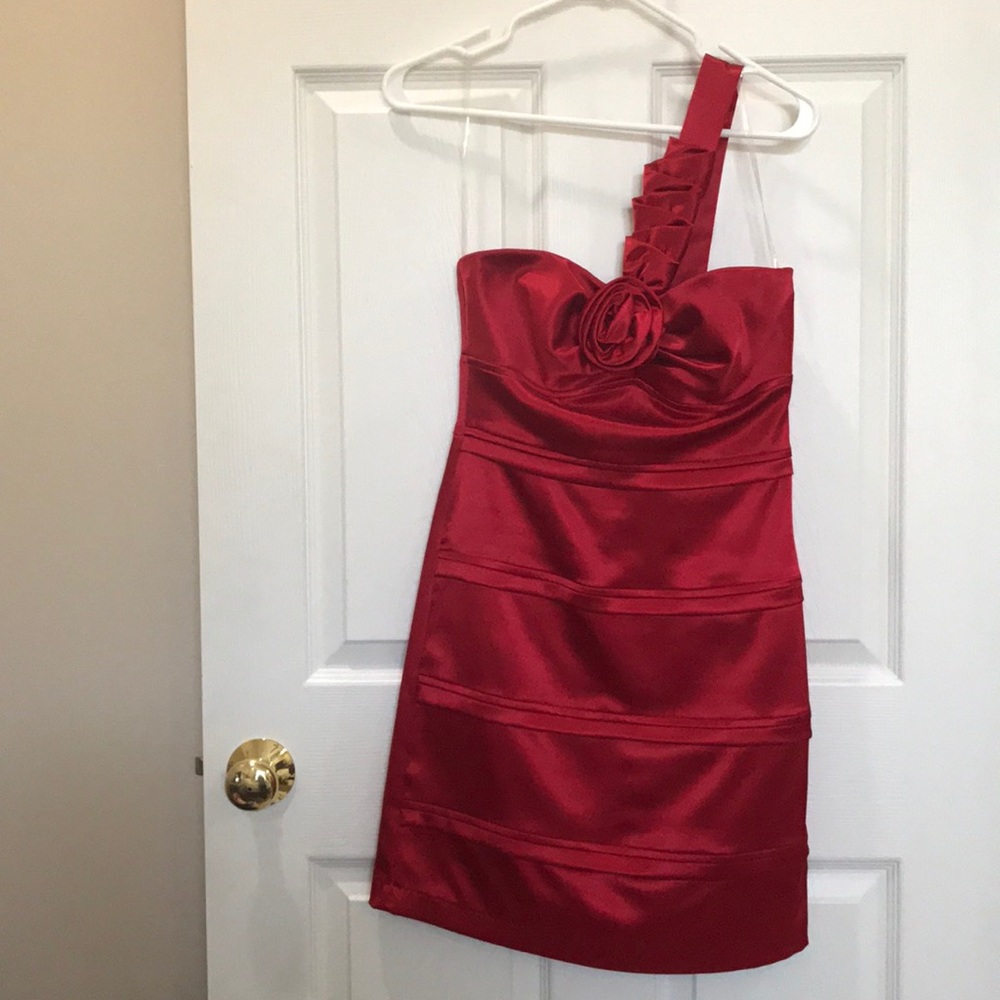 One Shoulder Dress by Teeze Me